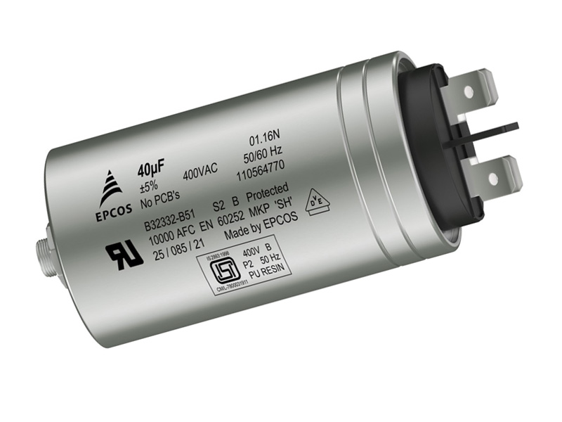 EPCOS AC motor capacitors are now BIS compliant