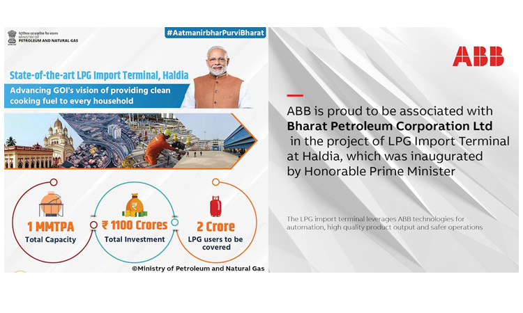Contributing to 1 MMTPA state-of-the-art LPG terminal at West Bengal, India