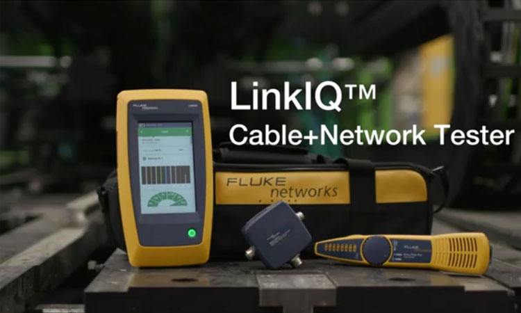 Fluke Networks introduces the LinkIQ™-IE Cable+Network Industrial Ethernet Tester