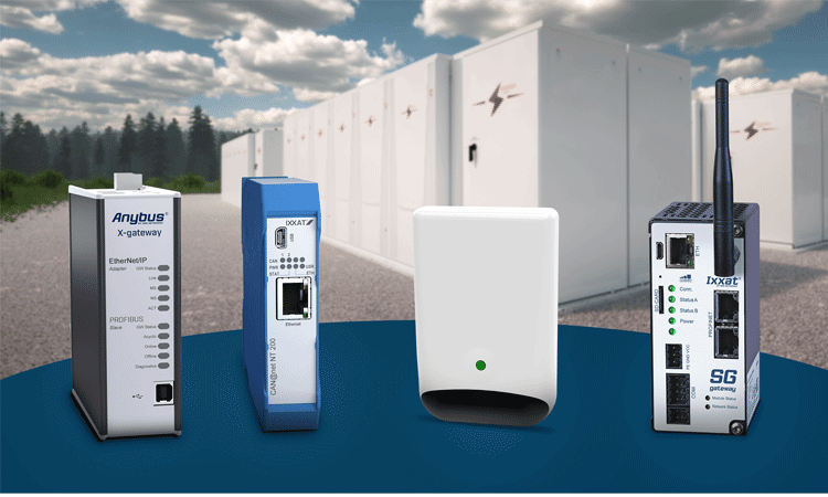 HMS presents communication solutions for Battery Energy Storage Systems
